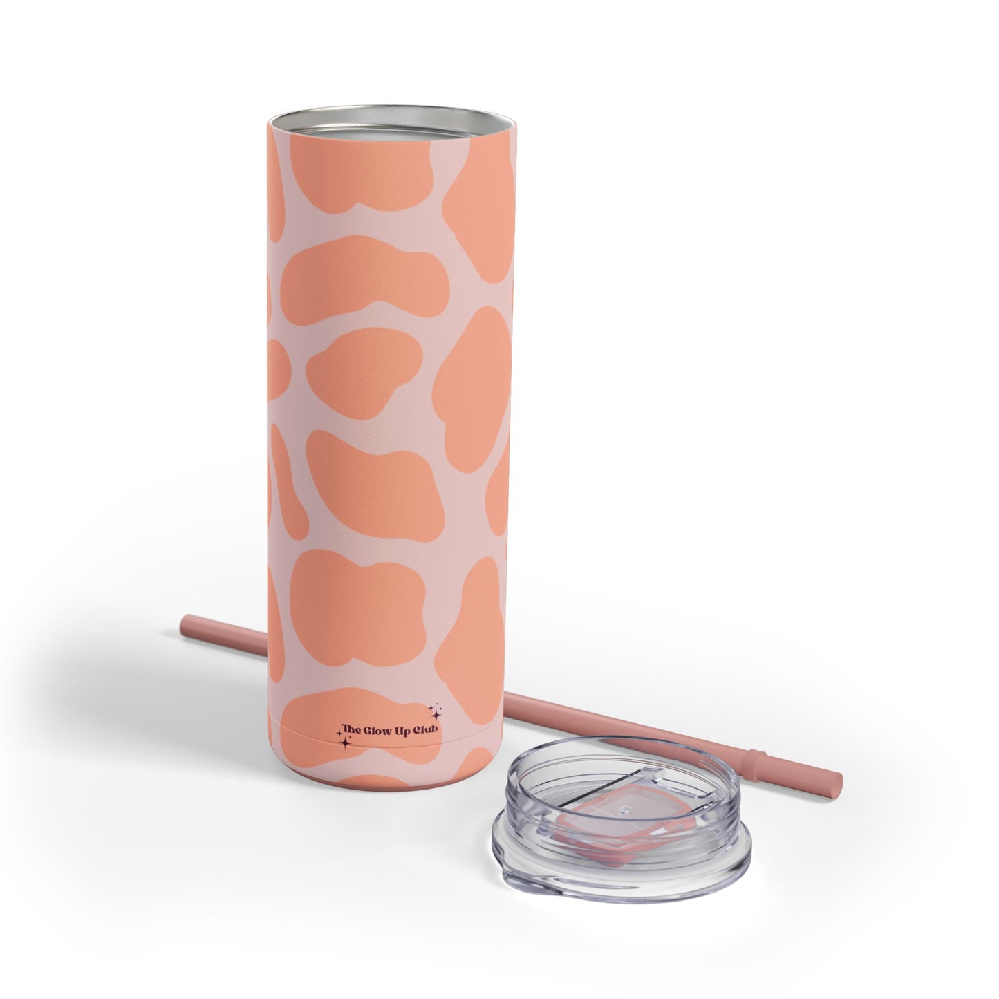 Orange and pink giraffe Tumbler, 20oz