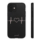 Heart line black - tough case