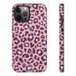 Leopard print pink purple - tough case