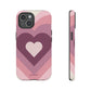 Heart layers pink - tough case