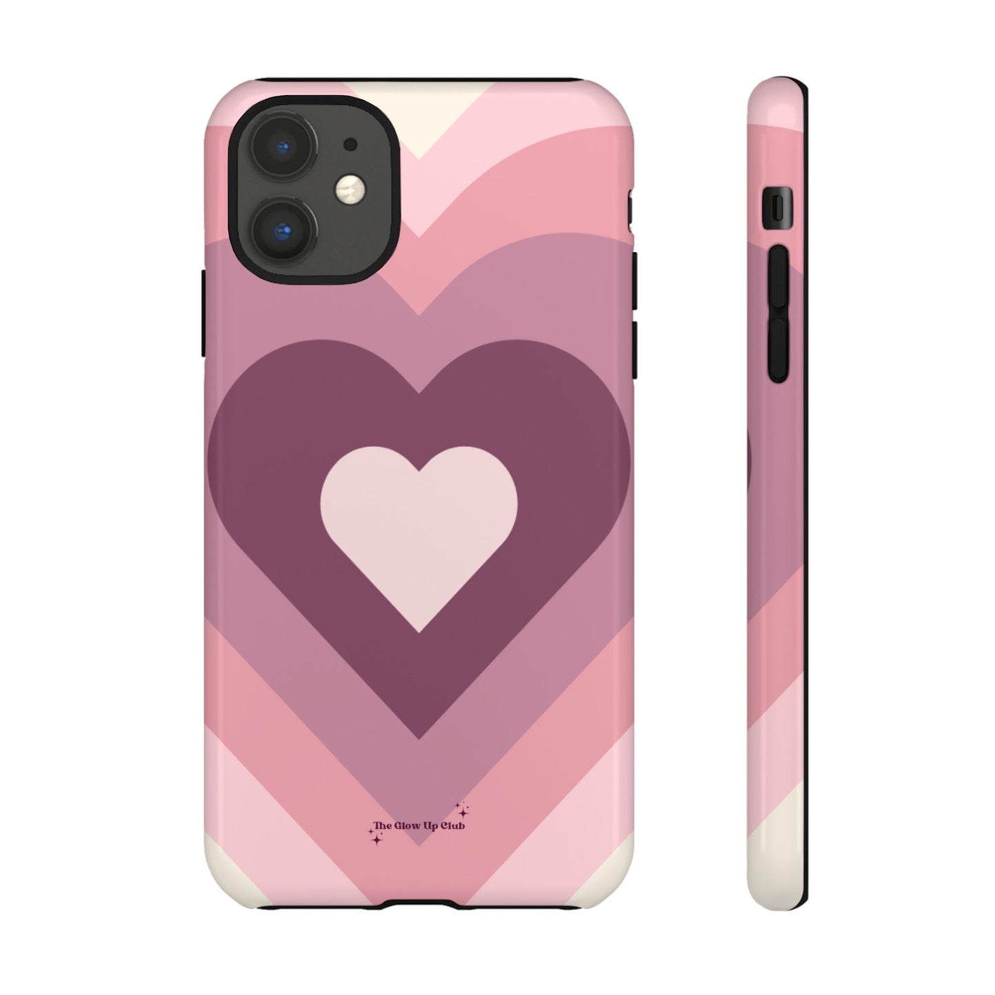 Heart layers pink - tough case