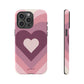 Heart layers pink - tough case