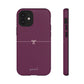 Simple ribbon burgundy - tough case