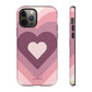 Heart layers pink - tough case