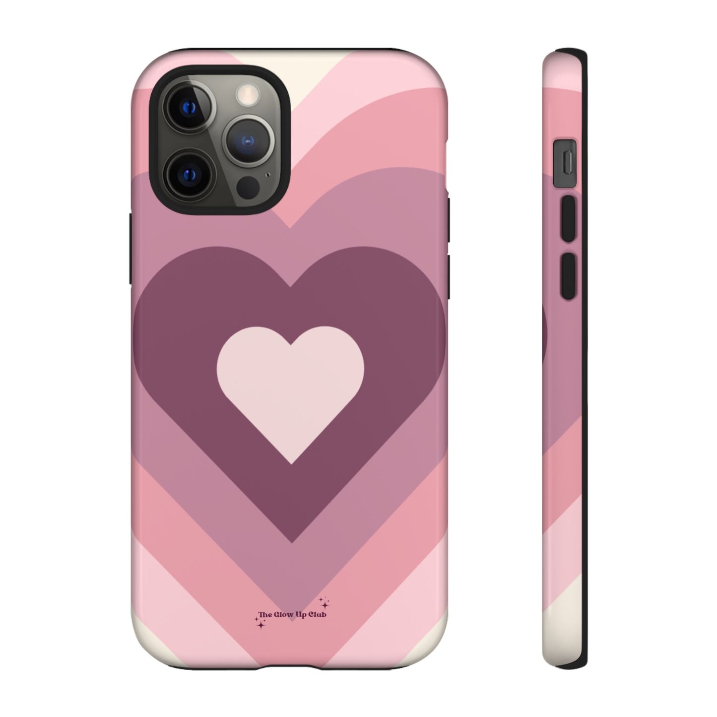 Heart layers pink - tough case