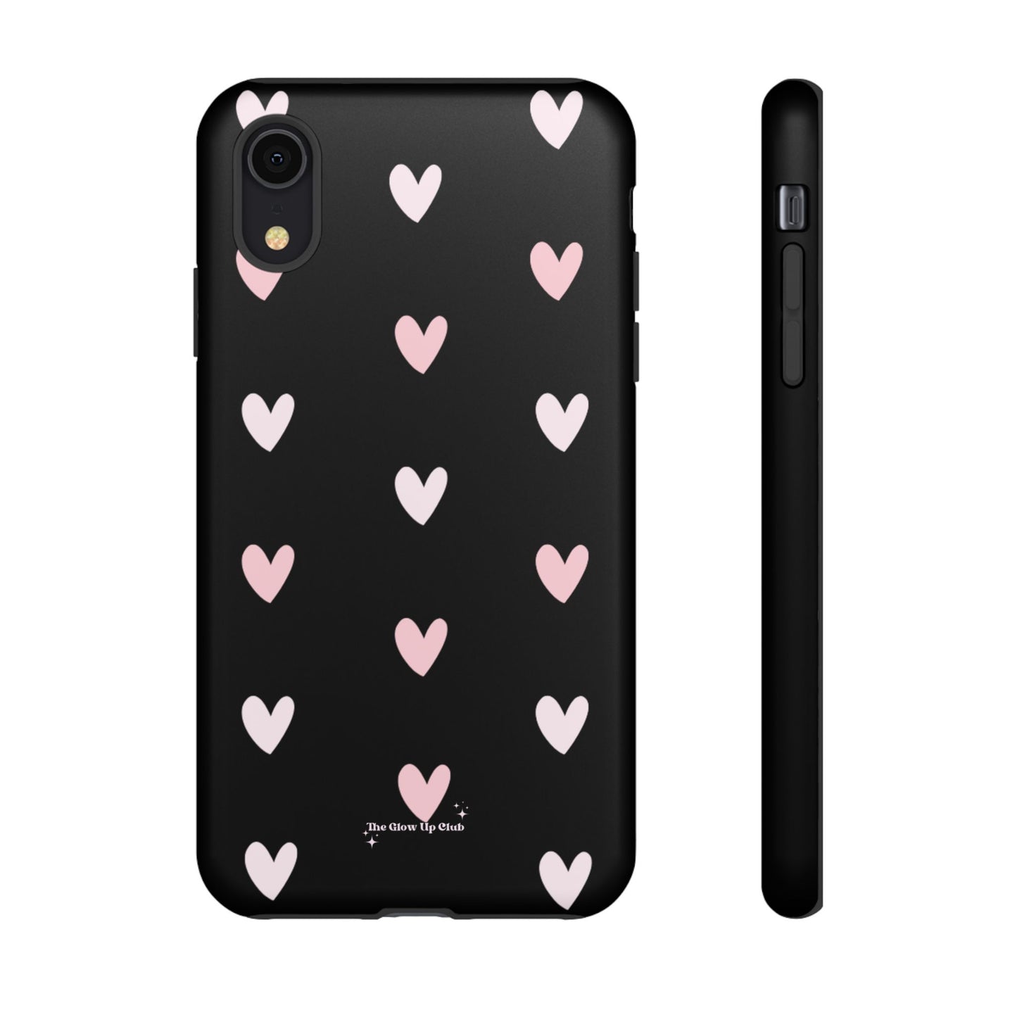 Black heart pattern - tough case