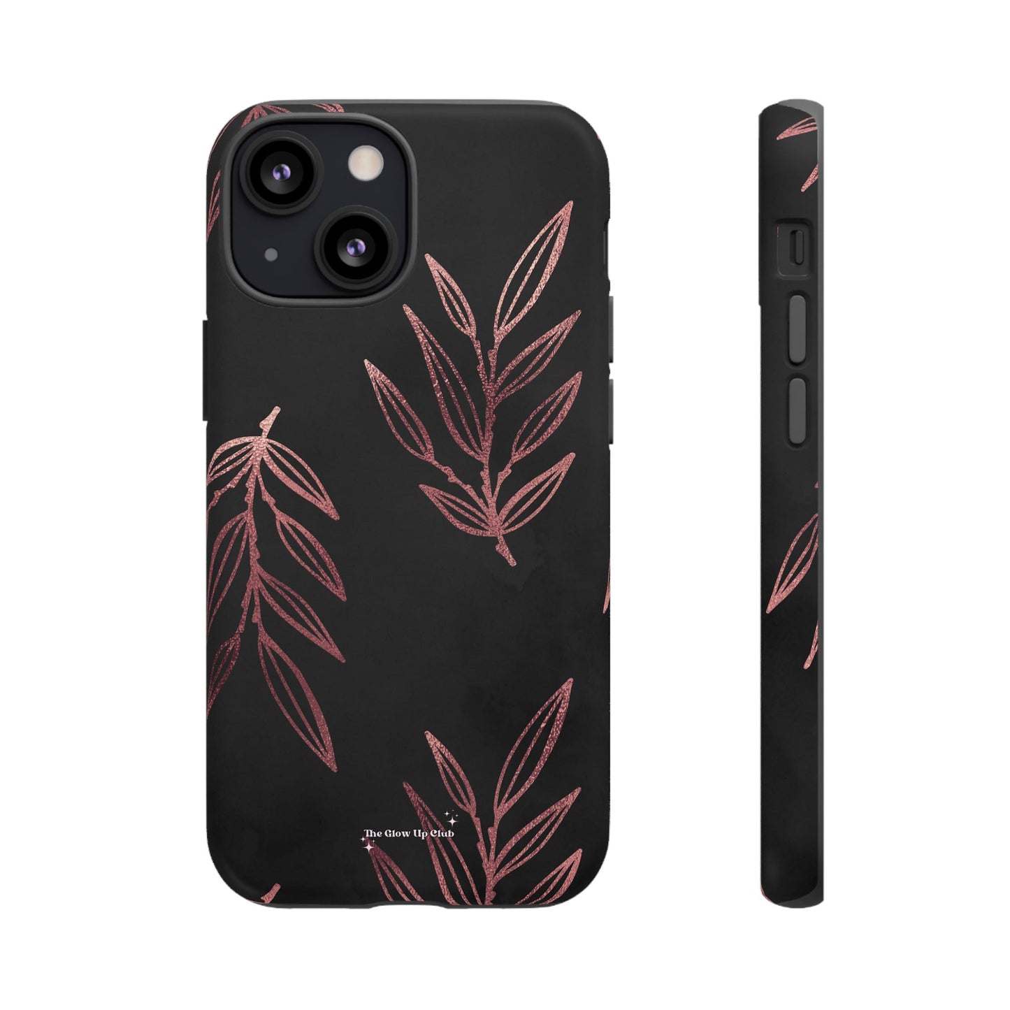 Rose gold leaves minimalistic - tough case