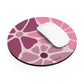 Abstract flowers - Round Small Mouse Pad