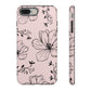 Realistic flowers pink - tough case