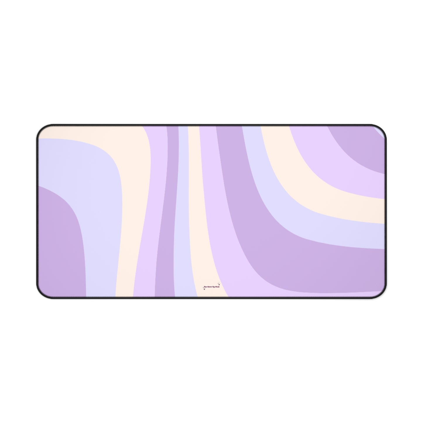 Purple waves - Desk Mat