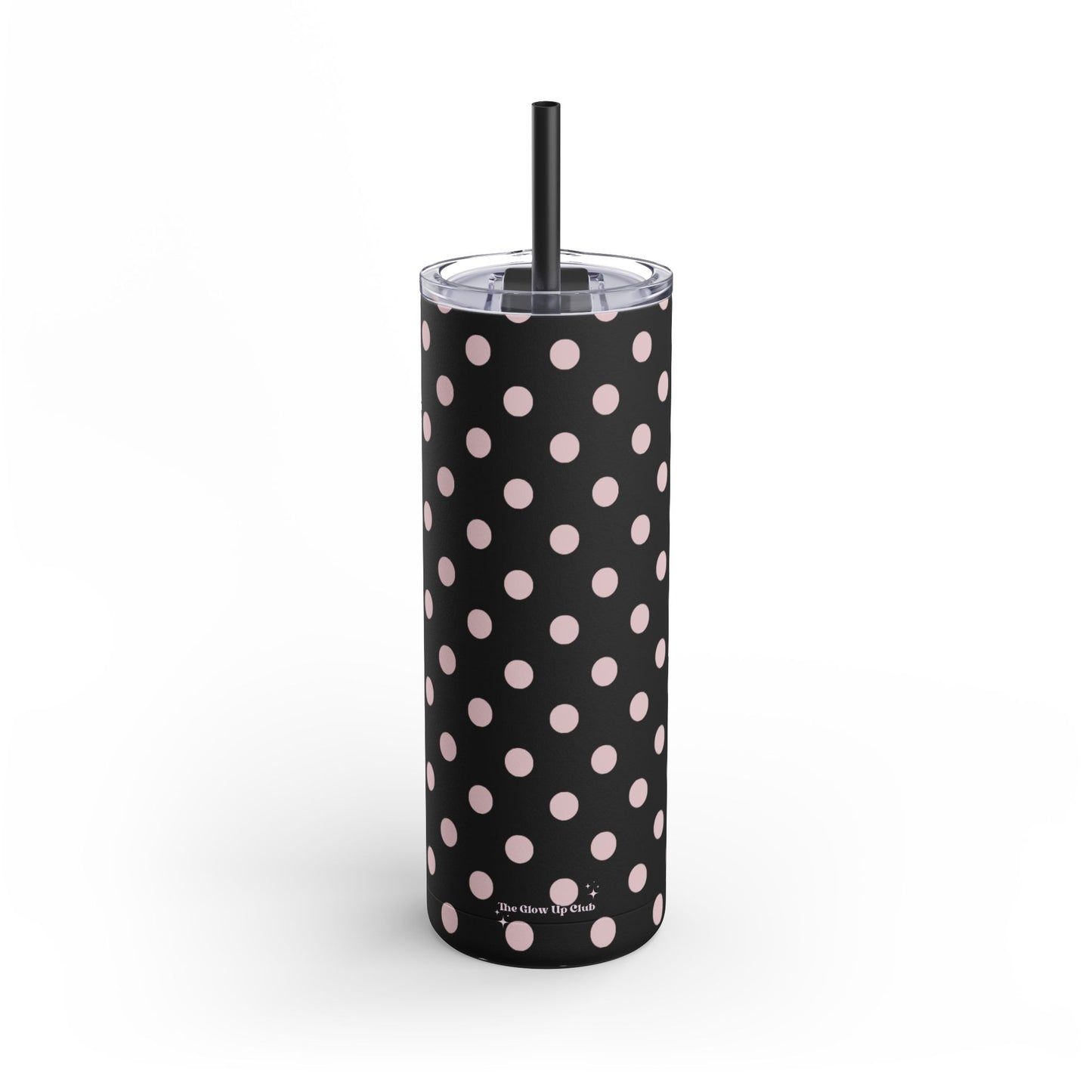 Black pink dots Tumbler, 20oz