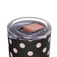 Black pink dots Tumbler, 20oz