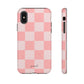 Pink orange checkers - tough case