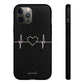 Heart line black - tough case