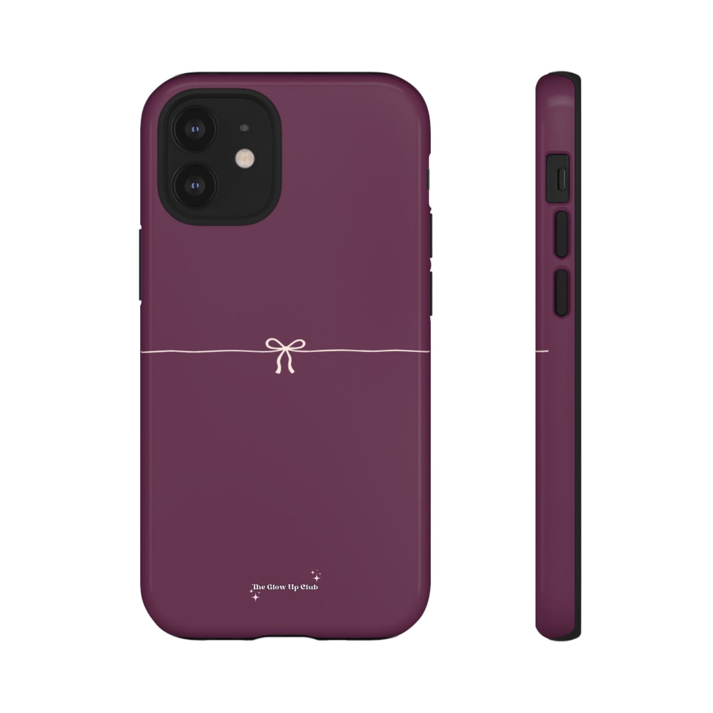 Simple ribbon burgundy - tough case