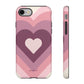 Heart layers pink - tough case