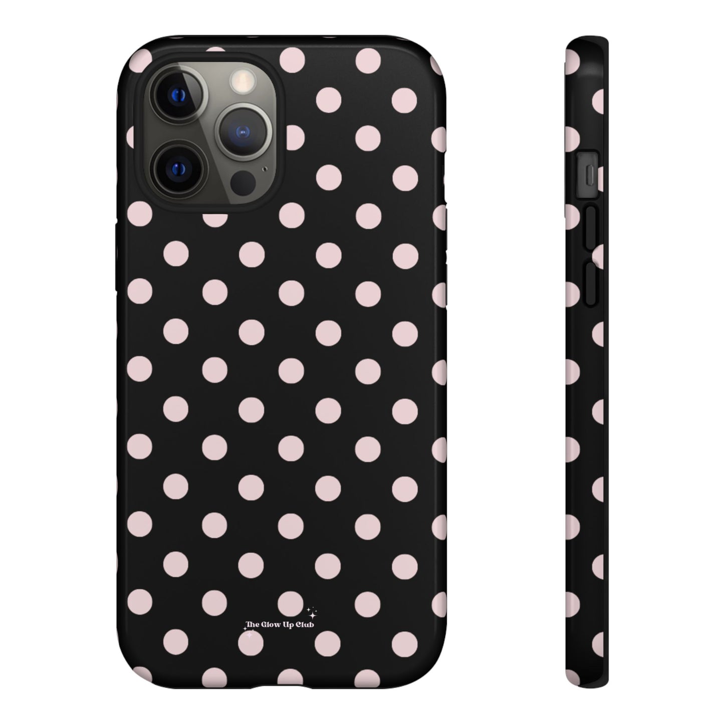 Black and pink dots - tough case