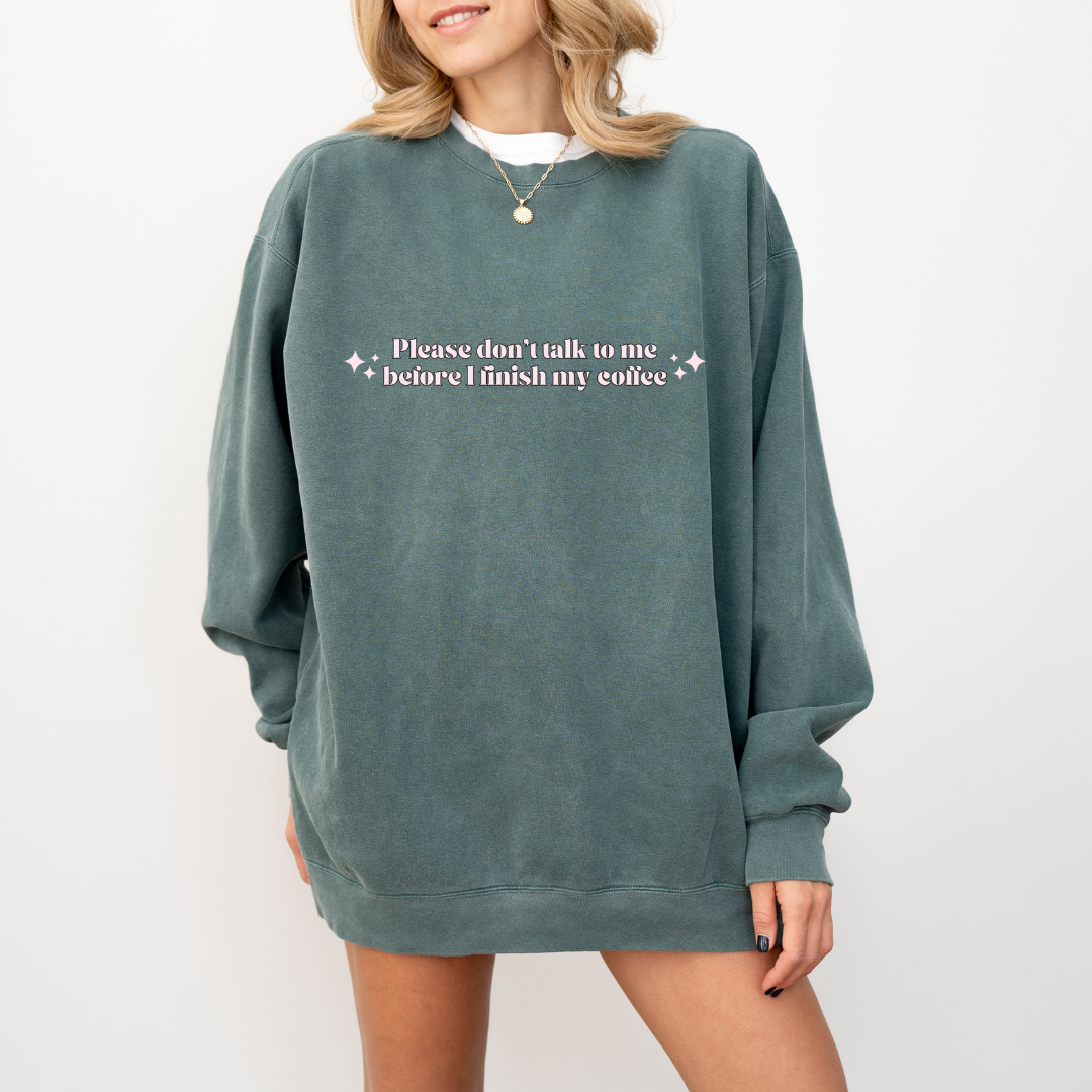 Please don't talk to me Sweatshirt