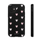 Black heart pattern - tough case