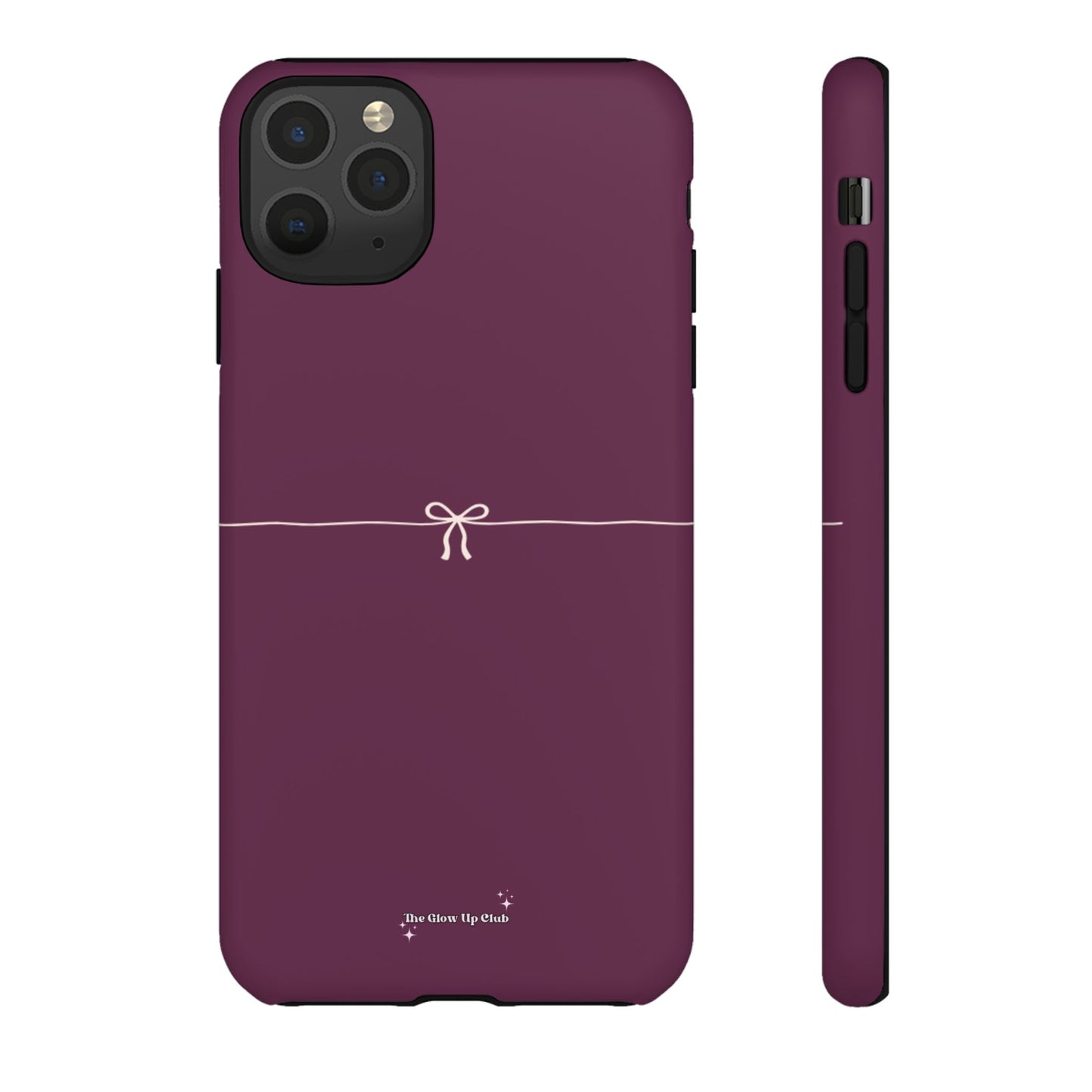 Simple ribbon burgundy - tough case