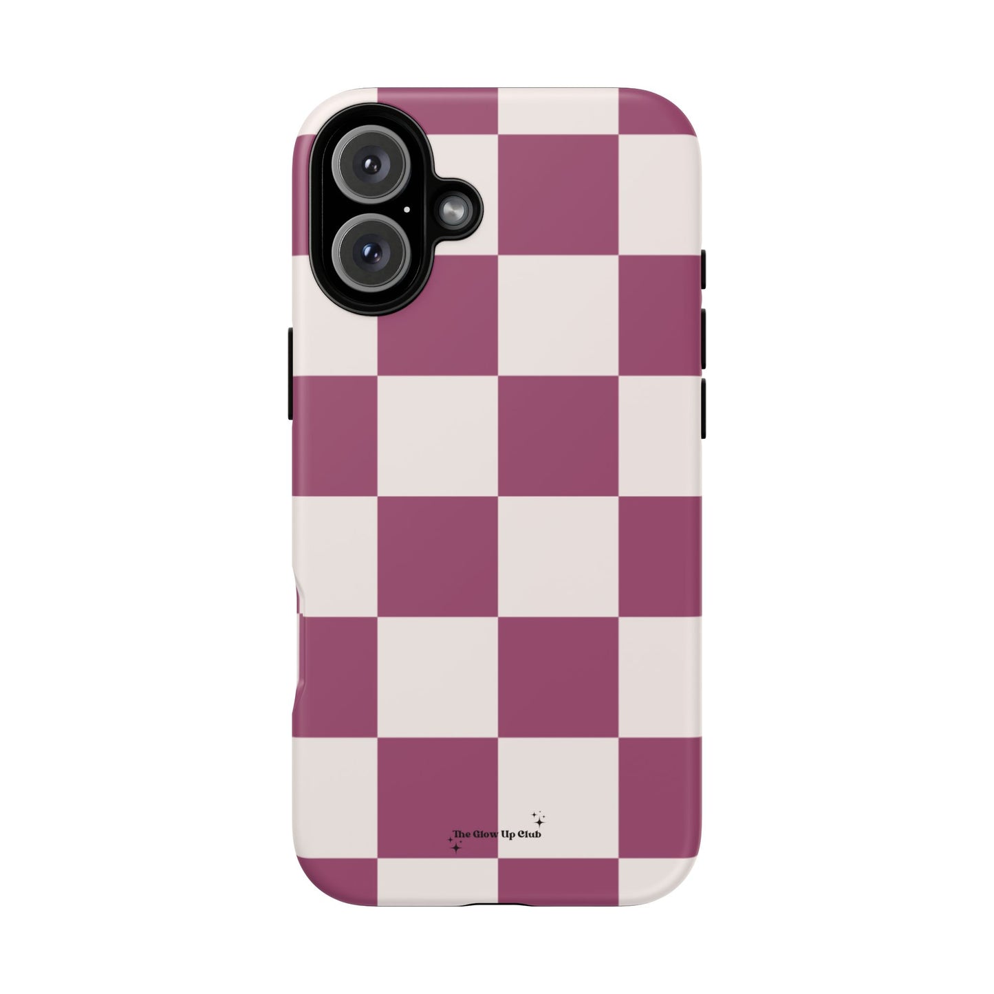 Burgundy checkers - tough case