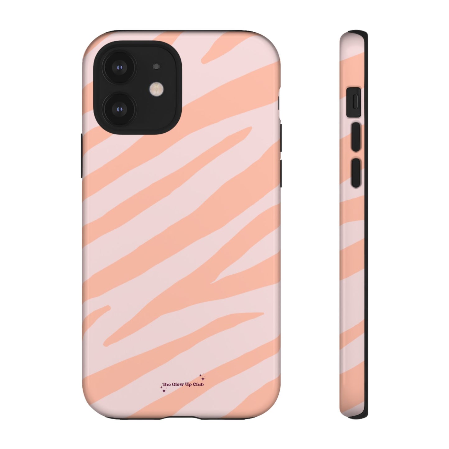 Zebra print orange - tough case