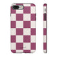 Burgundy checkers - tough case