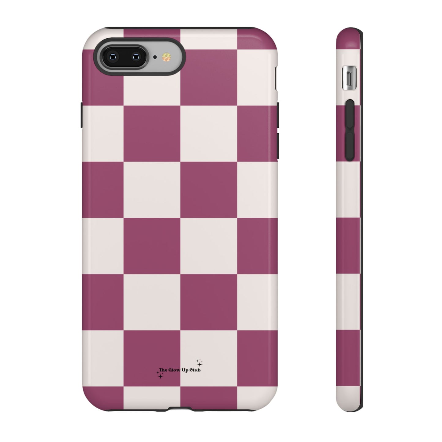 Burgundy checkers - tough case