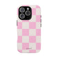 Pink white checkers - tough case