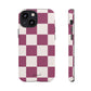 Burgundy checkers - tough case