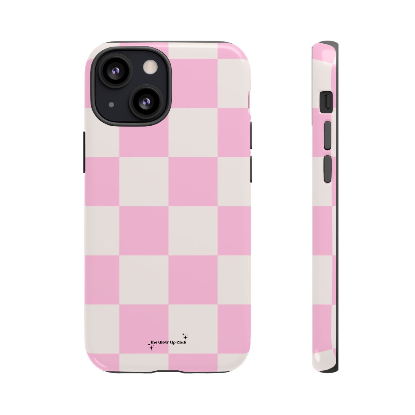 Pink white checkers - tough case