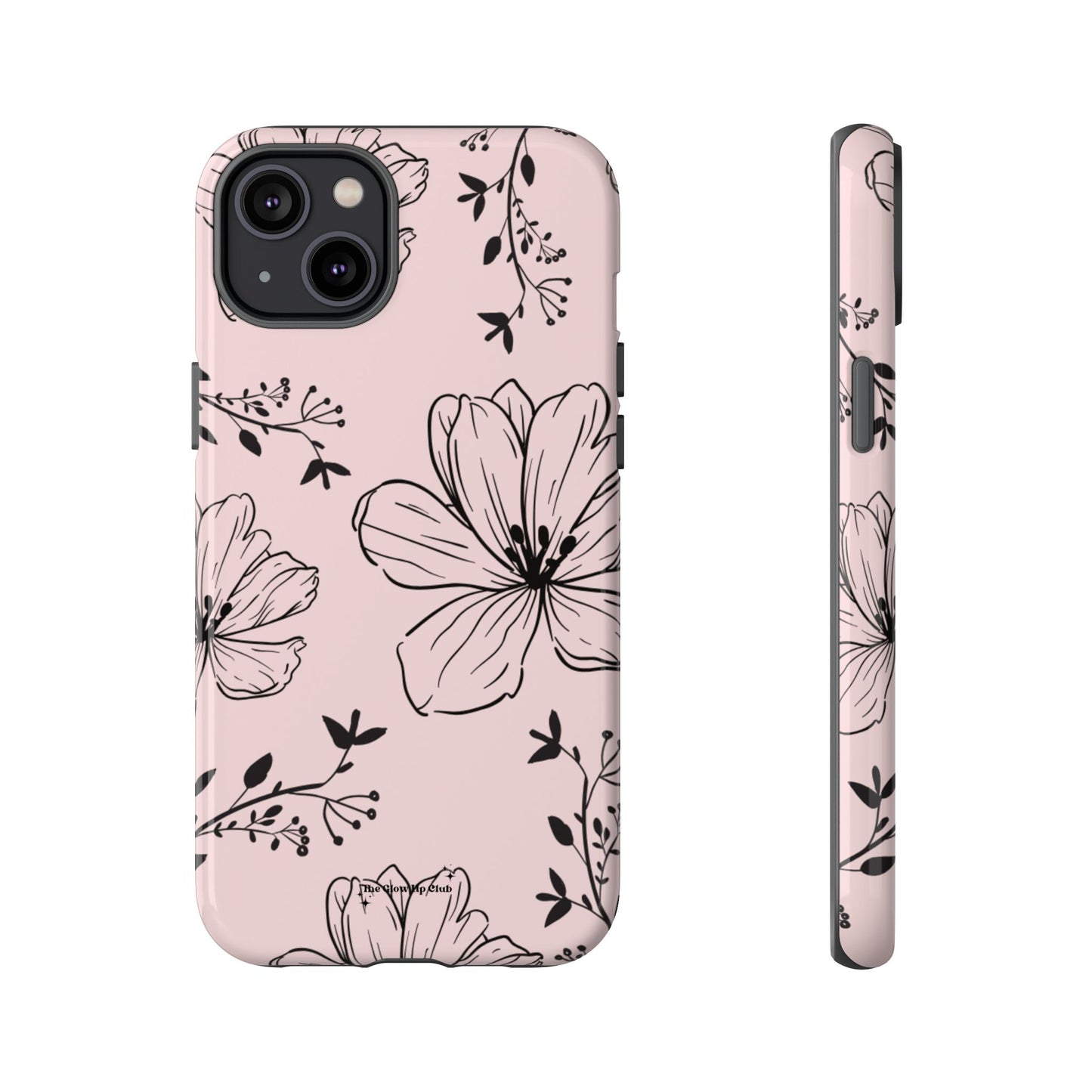 Realistic flowers pink - tough case