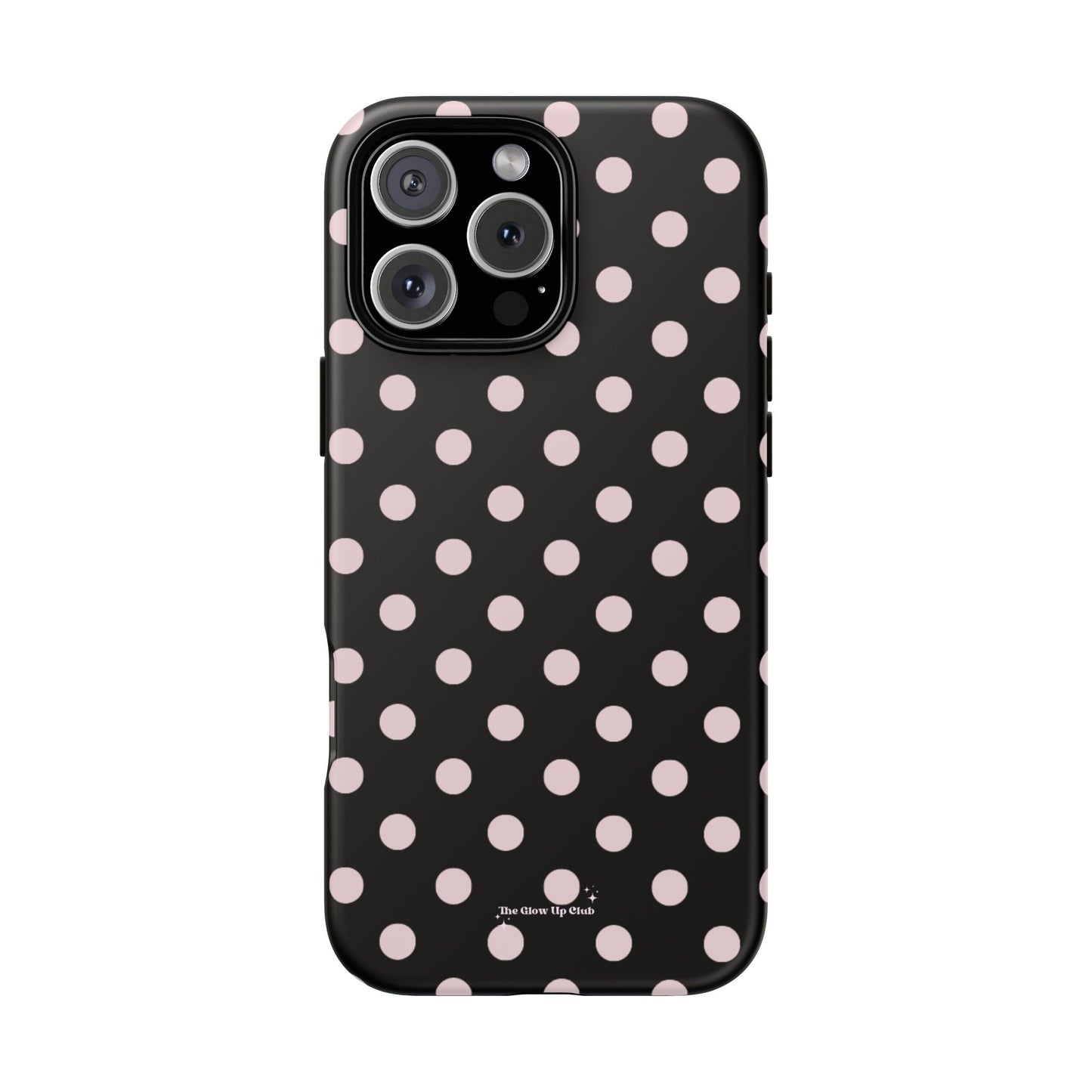 Black and pink dots - tough case