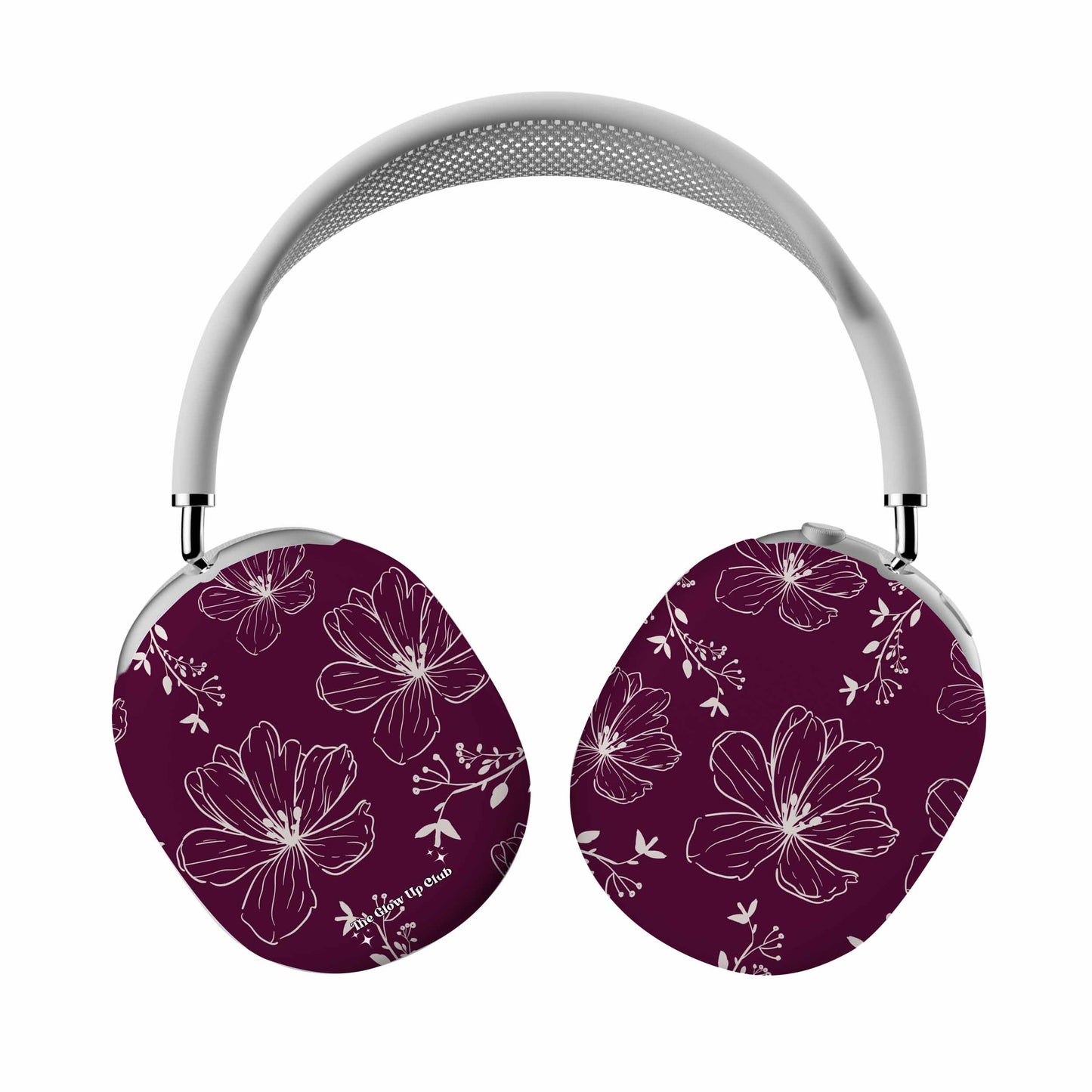 Realistic flowers burgundy - AirPod Max Cases