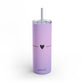 Pastel heart purple Tumbler, 20oz