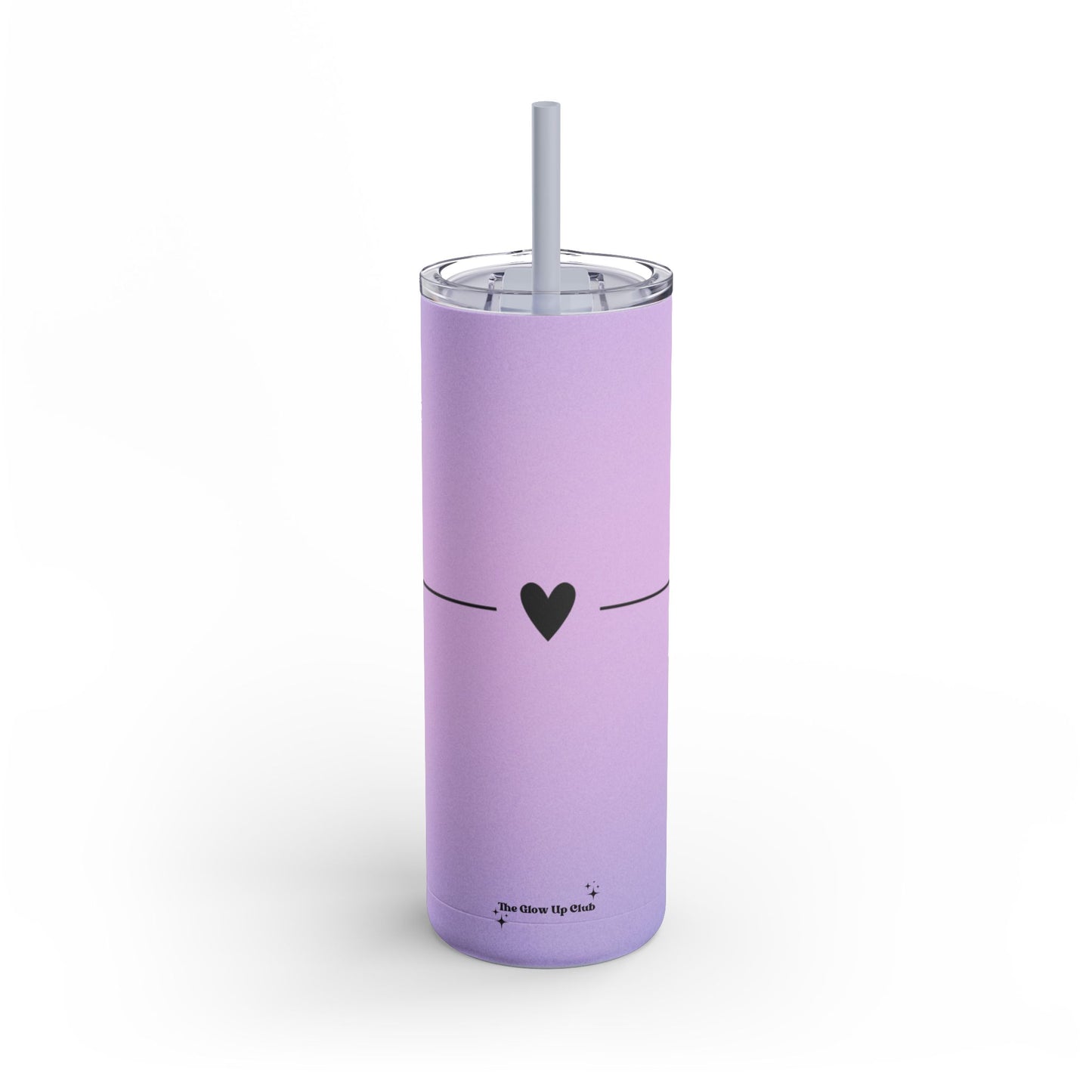 Pastel heart purple Tumbler, 20oz