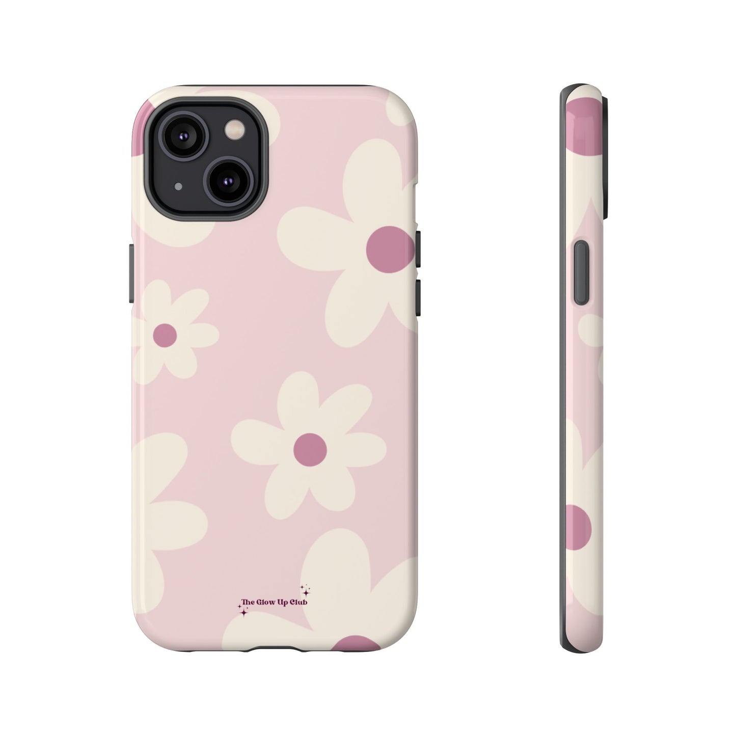 Floral pattern pink - tough case