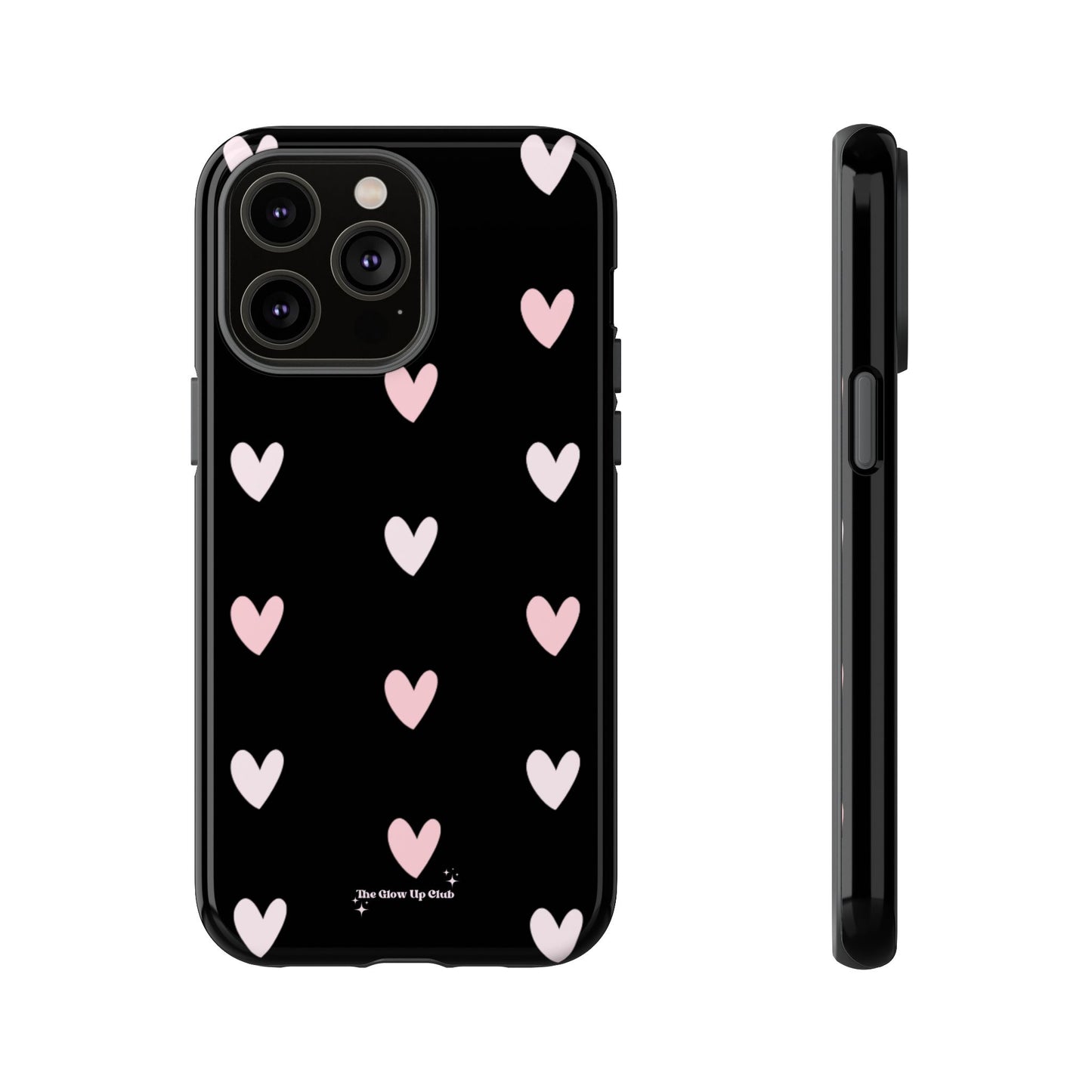 Black heart pattern - tough case