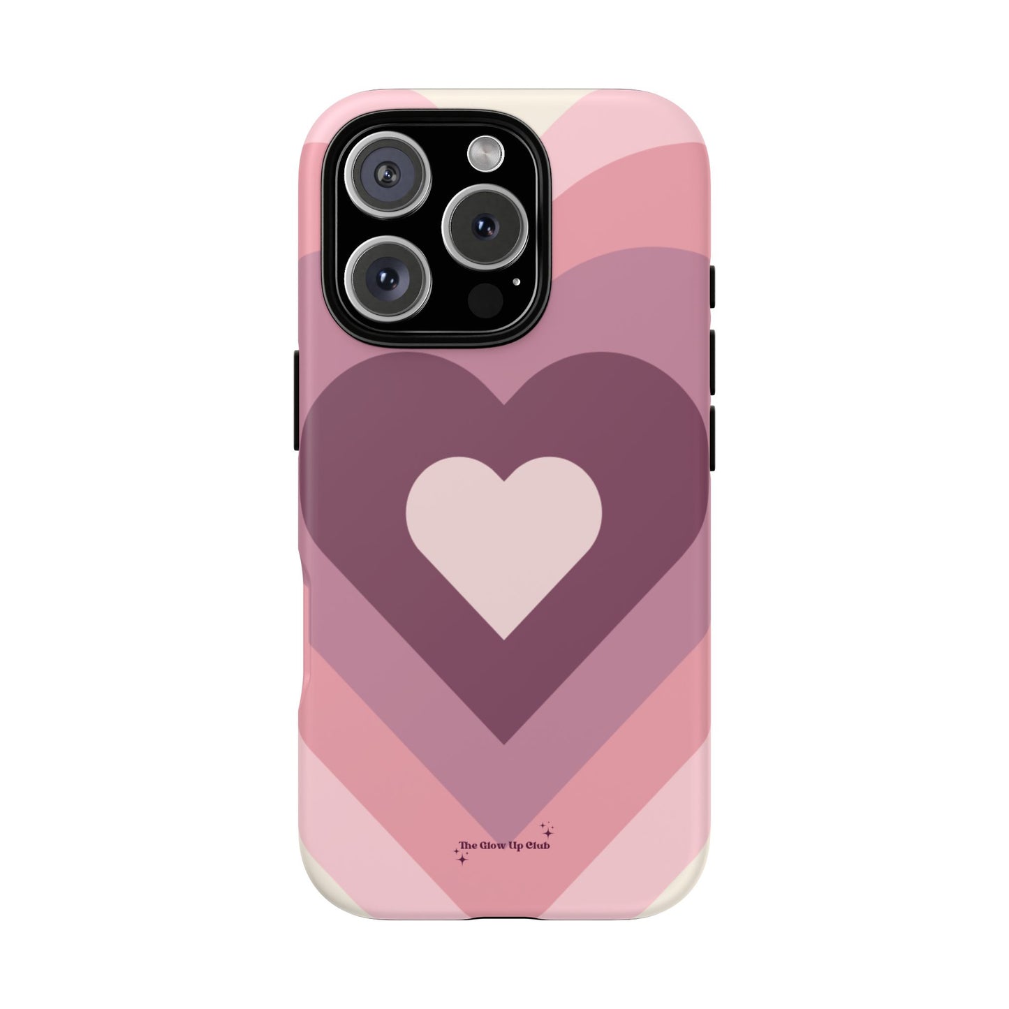 Heart layers pink - tough case