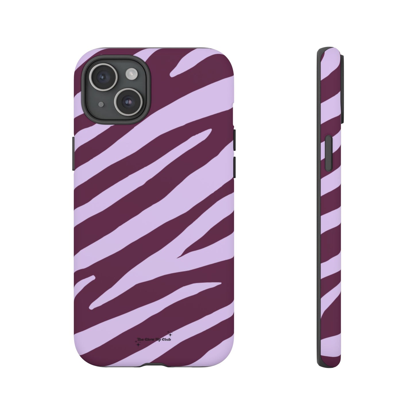 Zebra print purple - tough case