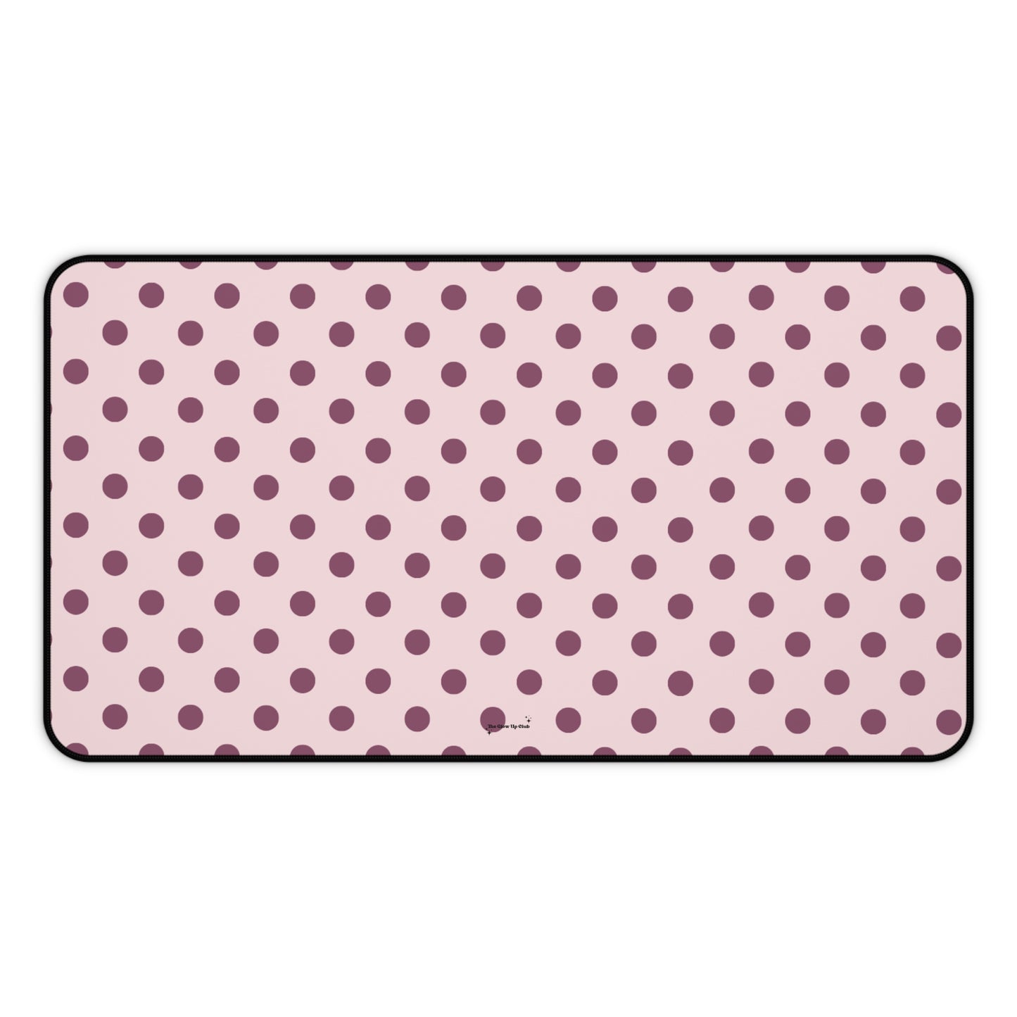 Pink purple dots - Desk Mat