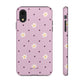 Flowers and dots pink - tough case