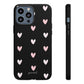 Black heart pattern - tough case