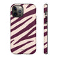 Zebra print cream - tough case