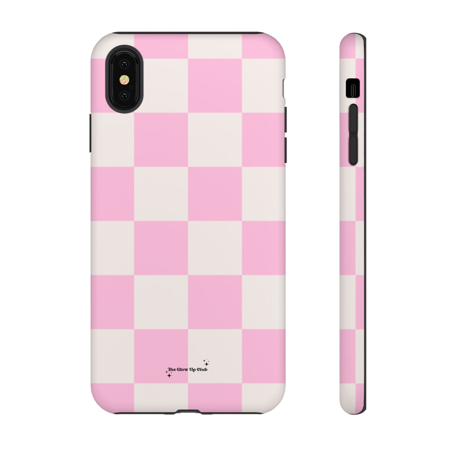 Pink white checkers - tough case