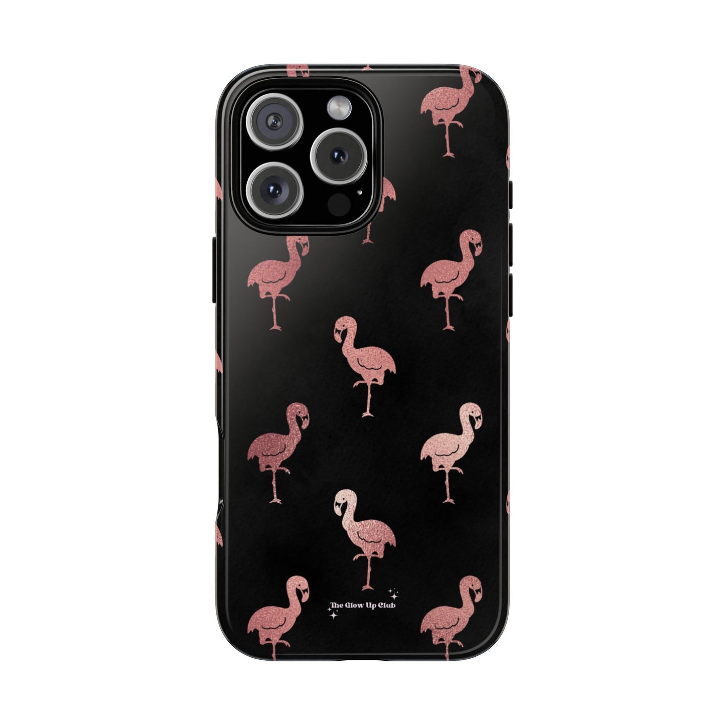 Rose gold flamingos - tough case