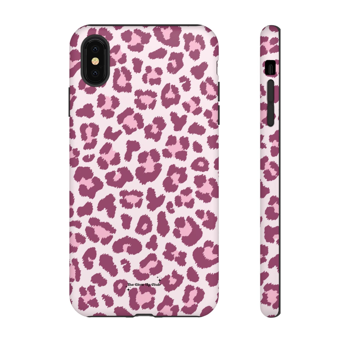 Leopard print double pink - tough case