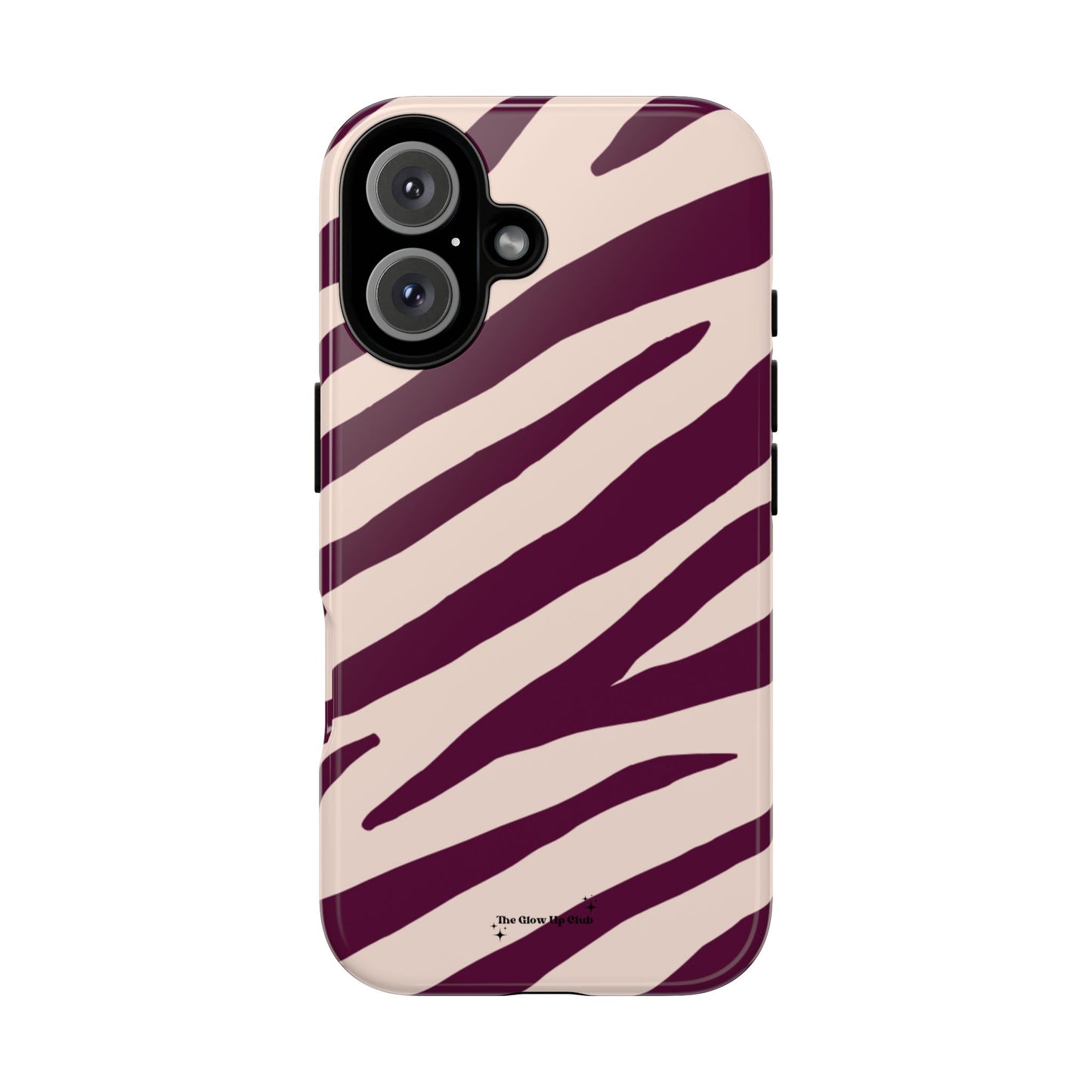 Zebra print cream - tough case