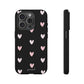 Black heart pattern - tough case