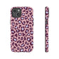 Leopard print pink purple - tough case